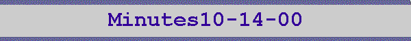Minutes10-14-00